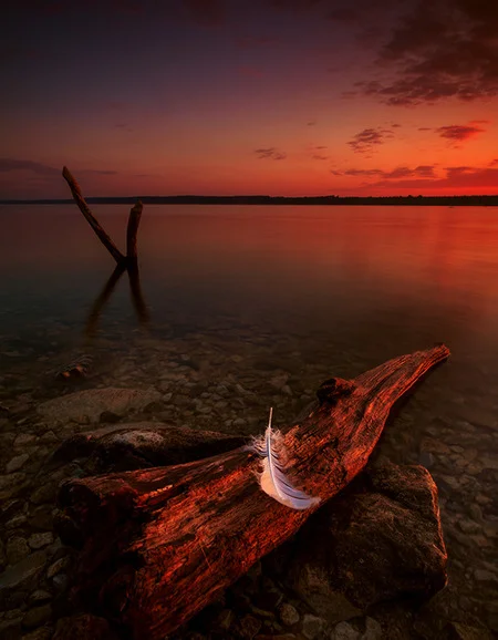 beautiful seascape with colorful